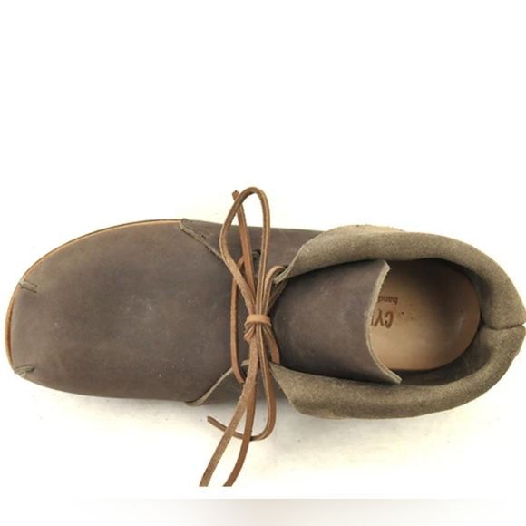 Cydwoq's Tibet, Slip on, all-leather moccasin, lace up, Unisex Size 40. Handmade - Picture 2 of 10